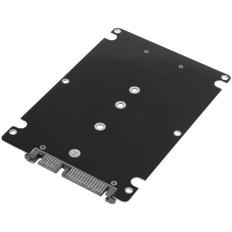 Черный B + M ключ гнездо 2 M.2 NGFF (SATA) SSD до 5 SATA адаптер карта с Чехол|Кабели для