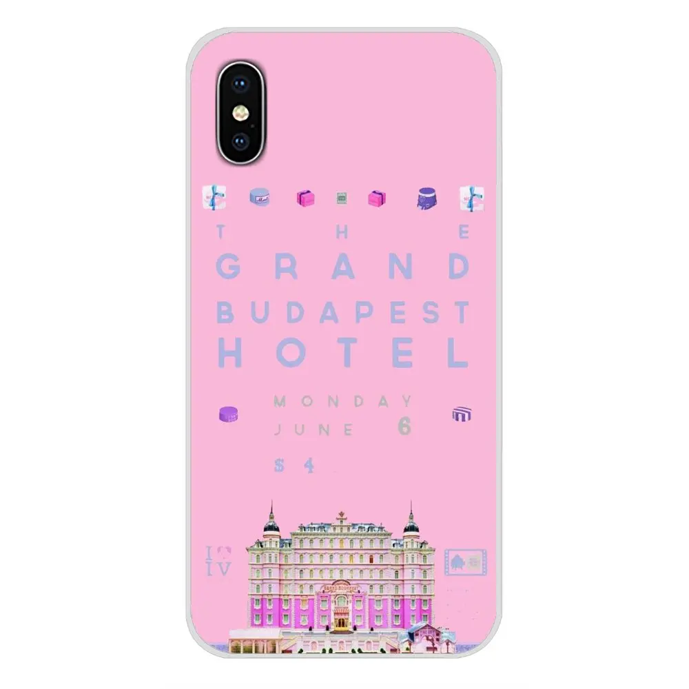 Красивый силиконовый чехол Grand Budapest hotel для Apple iPhone X XR XS MAX 4 4S 5 5S 5C SE 6 6S 7 8 Plus ipod touch |