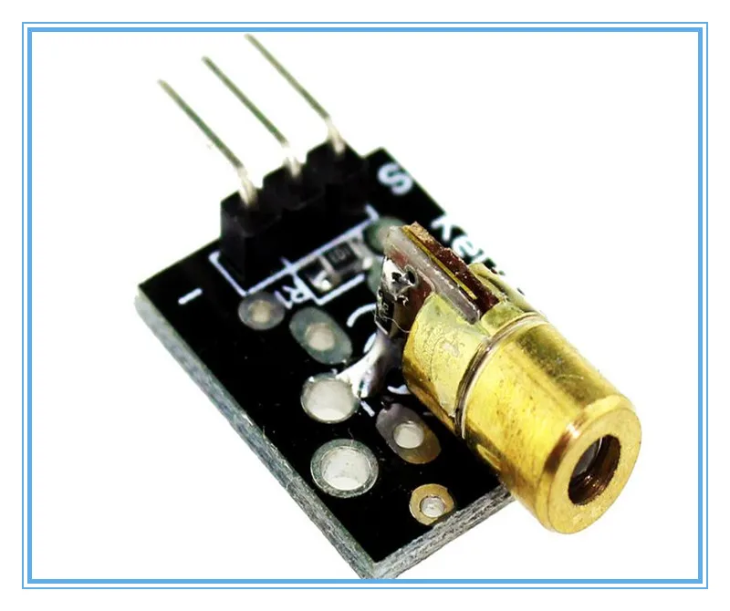 Smart Electronics New KY-008 3pin 650nm Red Laser Transmitter Dot Diode Copper Head Module for Arduino AVR PIC DIY | Электронные