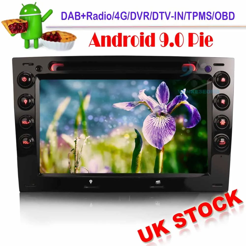 Авторадио Навигация GPS DVD DAB 4G Bluetooth DTV WIFI OBD DVR стерео для RENAULT MEGANE 2003
