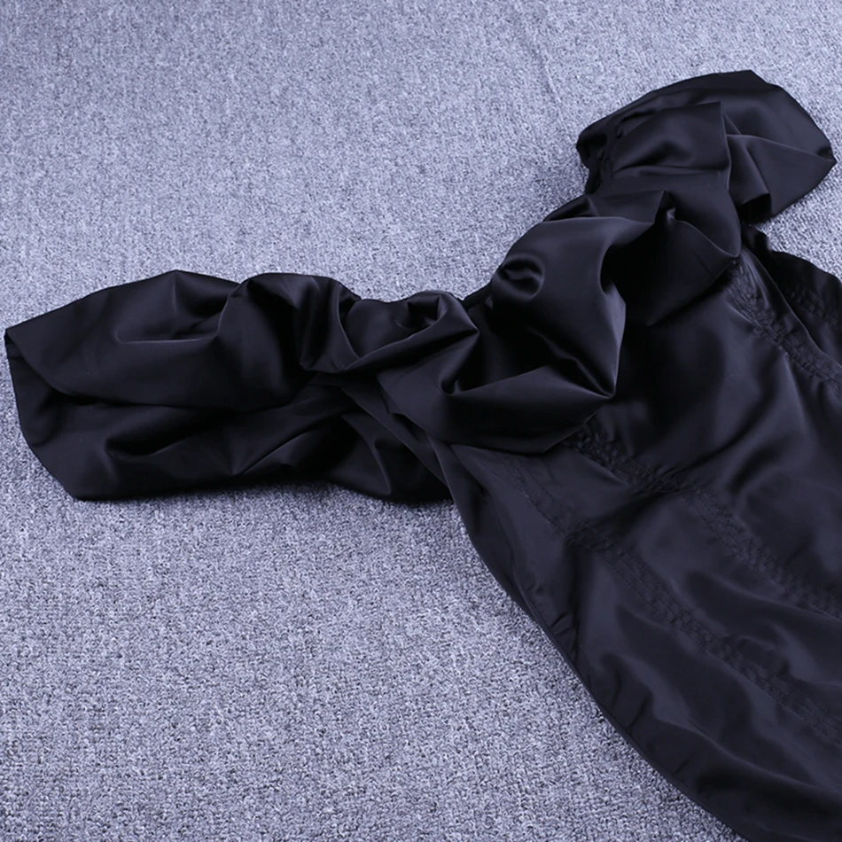 Liser 2019 новое летнее женское платье с вырезом лодочкой пышными рукавами