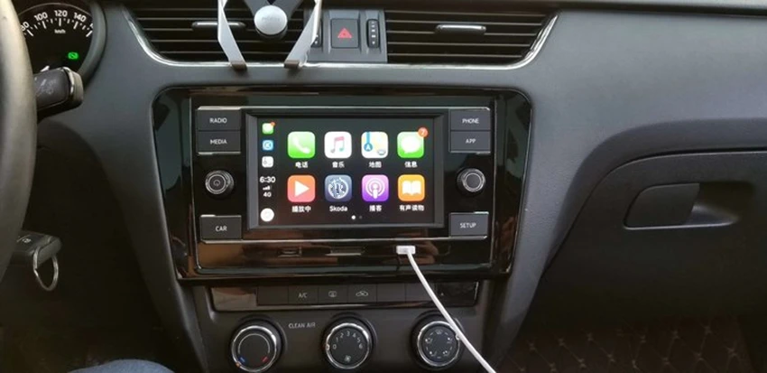Для SKODA MQB OCTAVIA MIB радиоприемник 280B 280 B Обновление до 280C 280 C белая подсветка MQB OCTAVIA- CARPLAY MQB OCTAVIA MIB