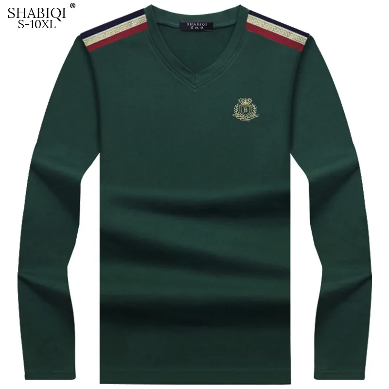 Весенняя футболка с длинными рукавами разноцветная Мужская одежда брендовая