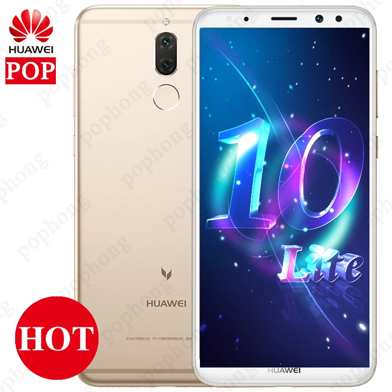 Глобальная прошивка huawei mate 10 Lite 4 ГБ ОЗУ 64 Гб ПЗУ 5 9 &quot4 камеры s Восьмиядерный