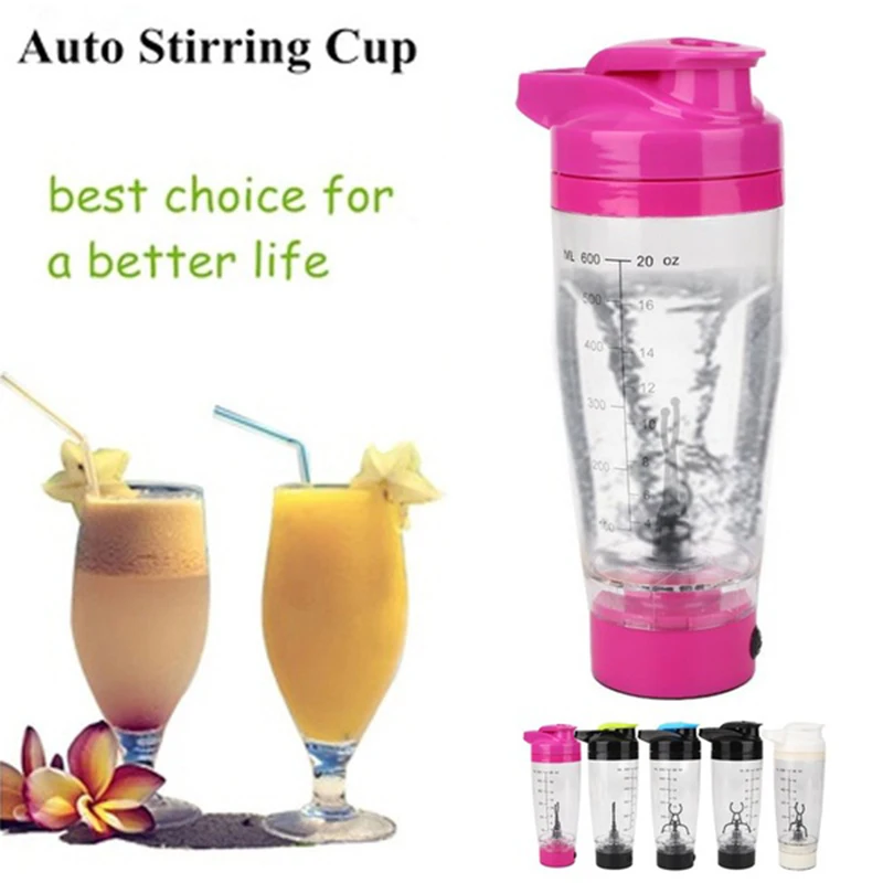 Best Portable Vortex Electric Protein Shaker Mixer Bottle Detachable Cup