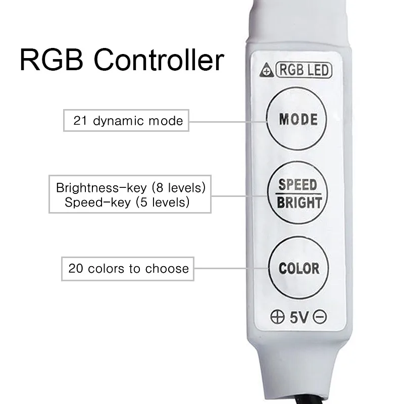 Mising Светодиодная лента светильник RGB 5050 SMD батарея водонепроницаемый/не водонепроницаемый Светодиодные полосы s светильник s 30 50 100 150 200 см пульт дистанционного управления