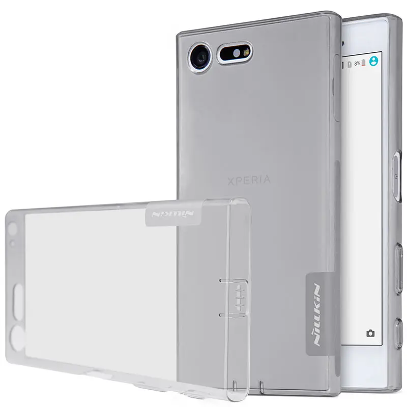 Ультратонкий Мягкий чехол Nillkin из ТПУ для sony Xperia X Mini защитный Compact полупрозрачный