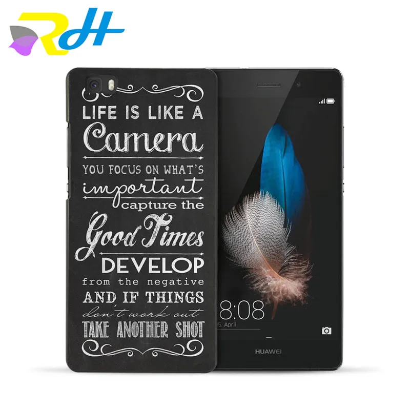 Для funda Huawei P10 чехол вдохновляющая серия для P9 lite Coque Etui Модный Lite