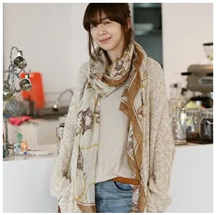 New Arrival women scarfs fashion style spring Autumn voile shawl scarf 110*180 free shipping | Аксессуары для одежды