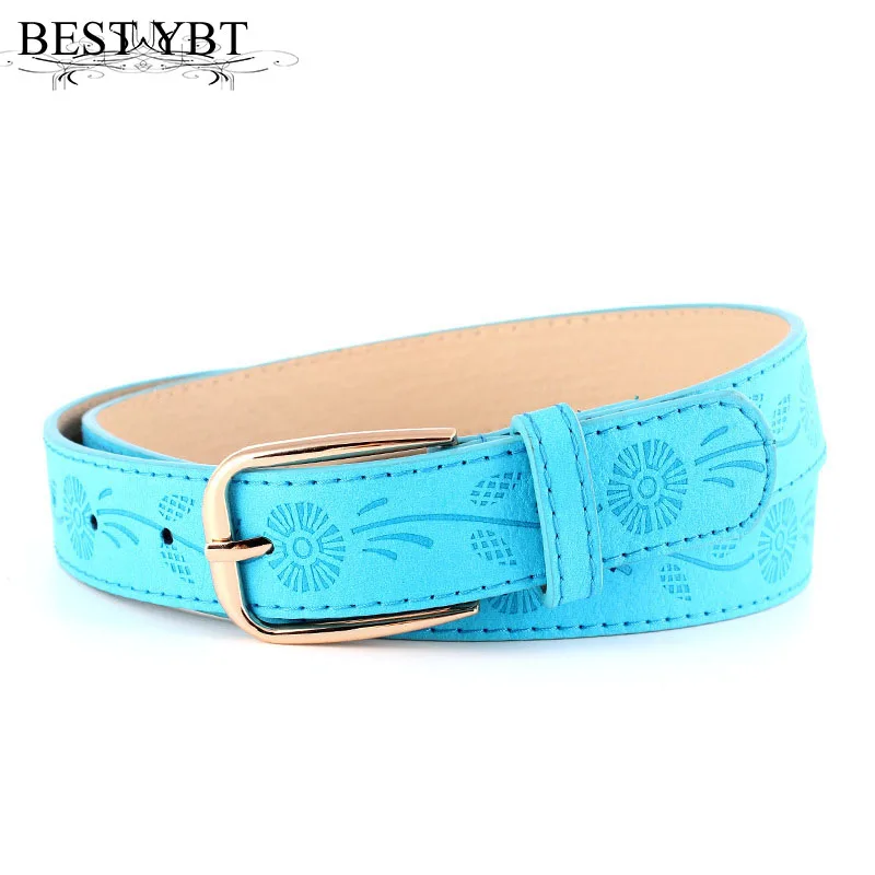 

Best YBT Women Belt Imitation leather Alloy Pin buckle Belt Fashion Casual Personality Dcoration Hot Selling New Arrive Belt