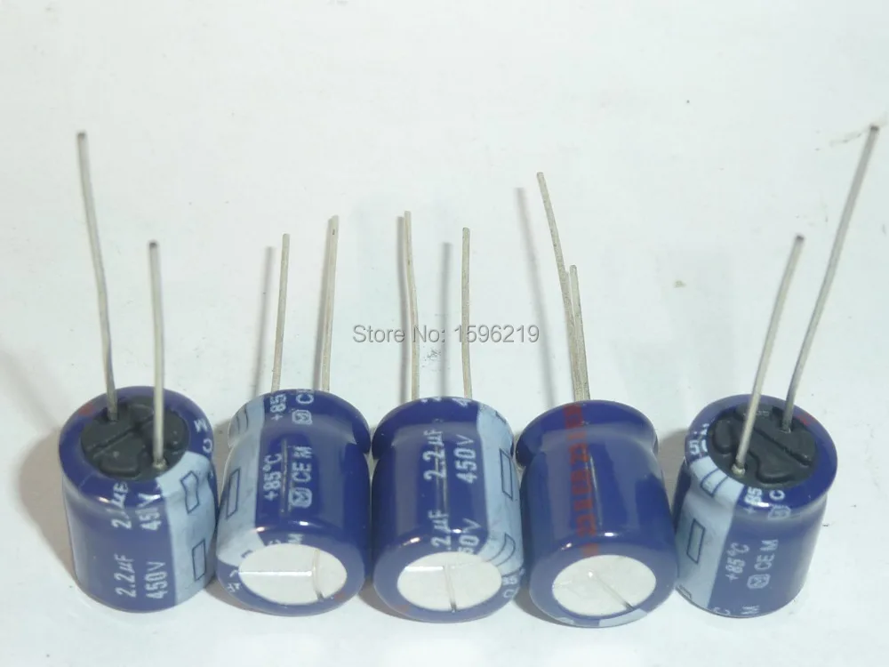 10 шт. 2 мкФ 450V M серия 10x12 5 мм оригинальный 450V2.2uF алюминиевый электролитический