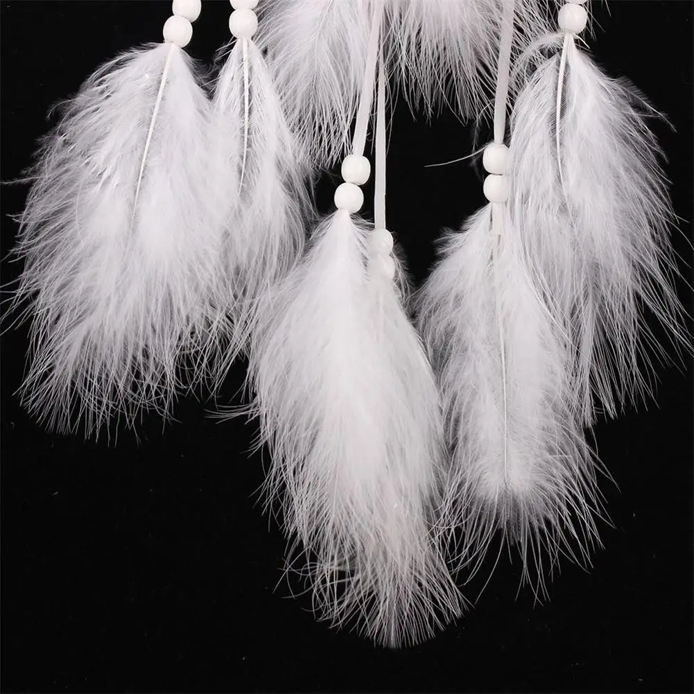 New Wind Chimes Handmade Indian Dream Catcher Net with Feathers 55 Cm Wall Hanging Dreamcatcher Craft Gift Home Decoration | Дом и сад