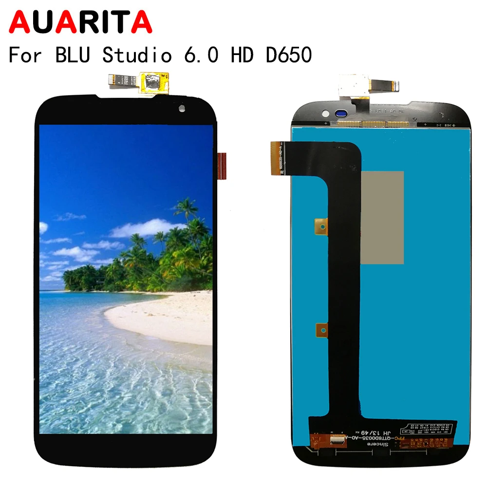 Высокое качество для BLU Studio 6 0 HD D650 D651 ЖК дисплей Дисплей Сенсорный экран планшета