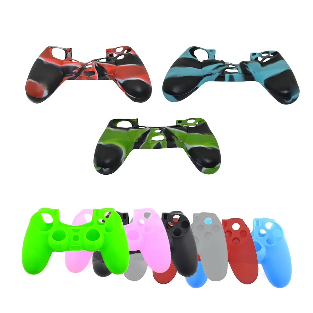 Силиконовый защитный чехол 9 цветов для Playstation PS4 Play Station PS 4 Dualshock игровой