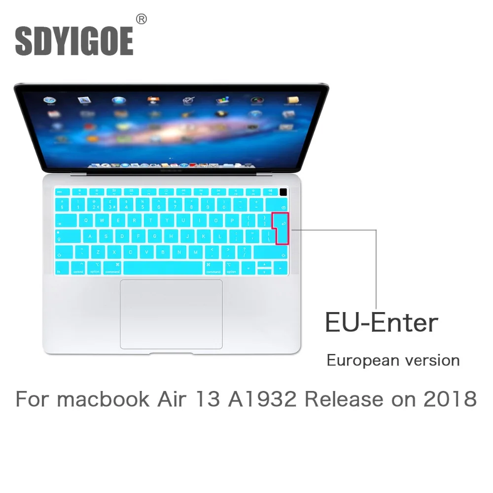 Чехол для клавиатуры macbook air 13 дюймов пылезащитная пленка силиконовая защитная