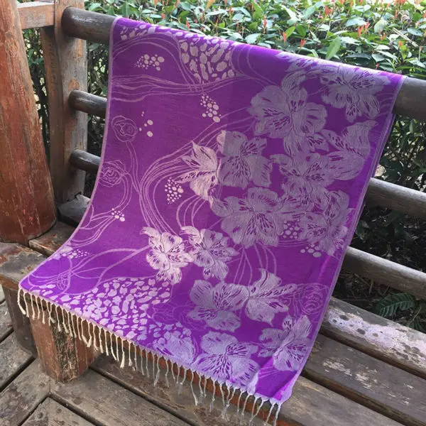 Старинные зимы женщин шарф хлопка теплый платки роковой | Аксессуары для одежды