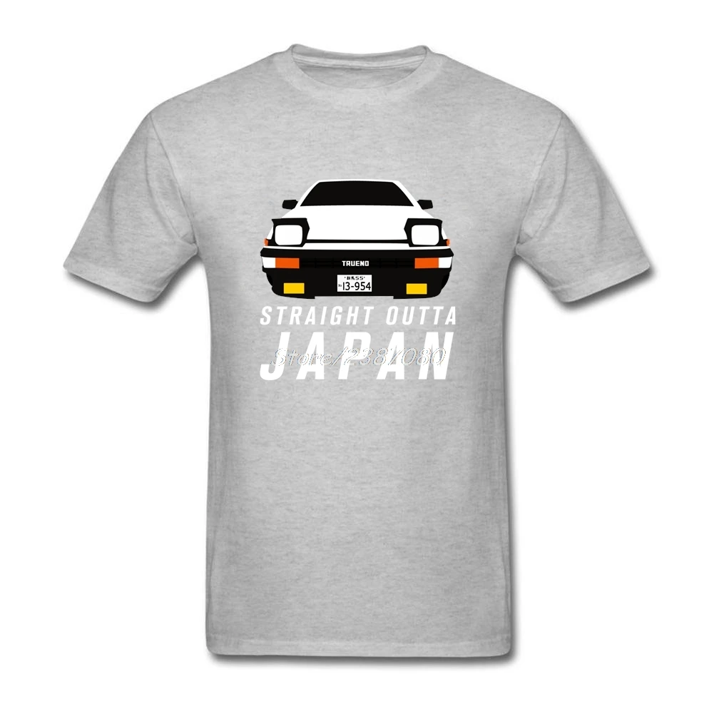 Прямиком Из Японии AE86 футболка бойфренда одежда из хлопка с круглым вырезом