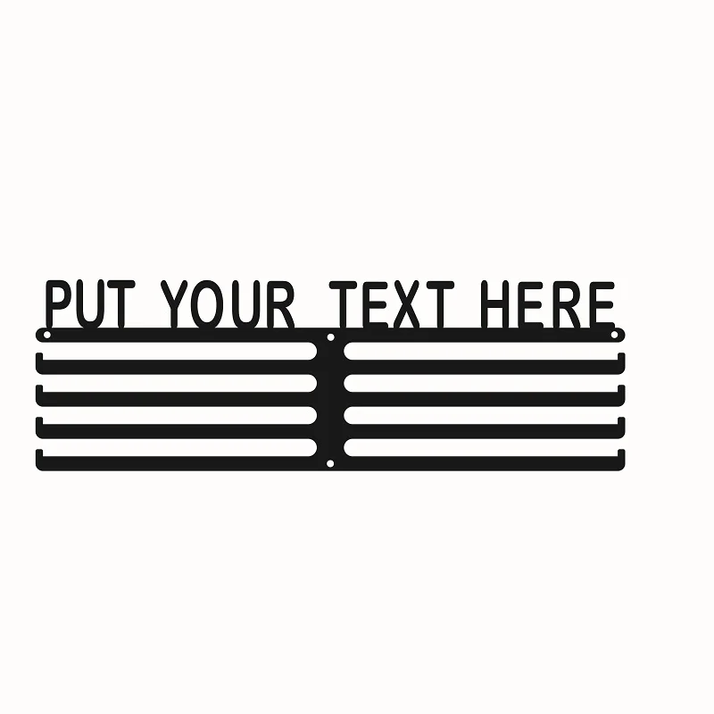 Медаль держатель медаль Вешалка - Цвет: 4 bar custom text