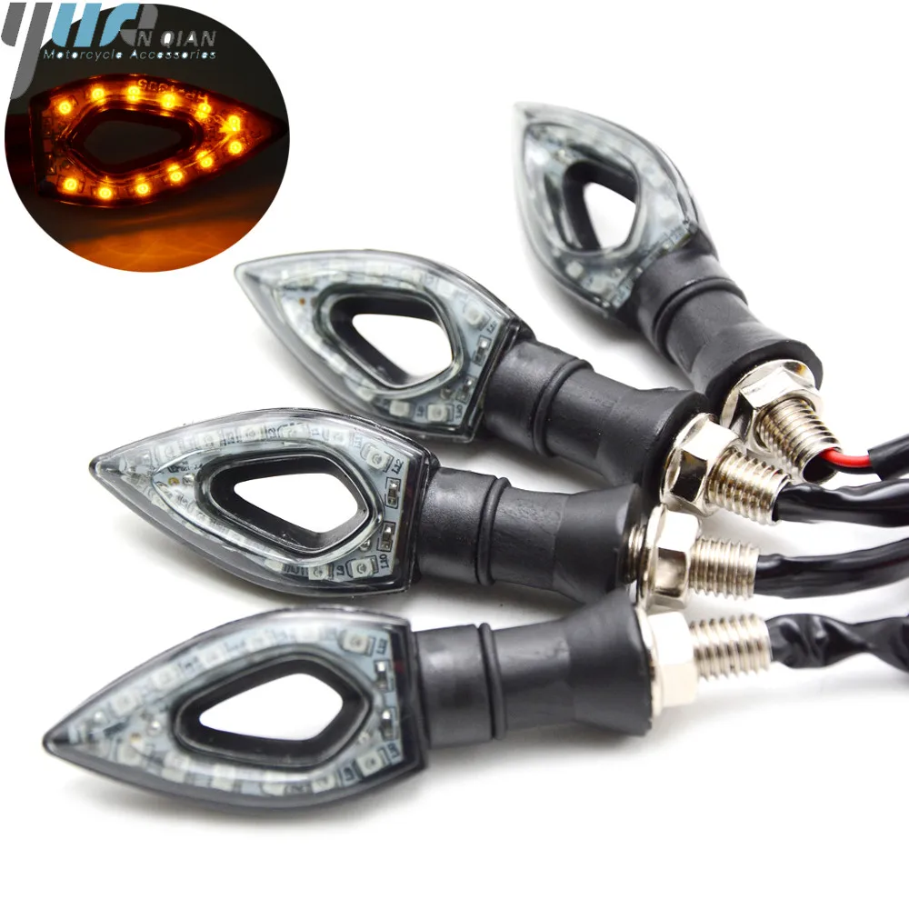 

FOR kawasaki Z750 Z800 Z1000 Z900 Z650 ER-6N 18V LED Universal Motorcycle Turn Signal Indicators Lights Lamp Bulb Brake light