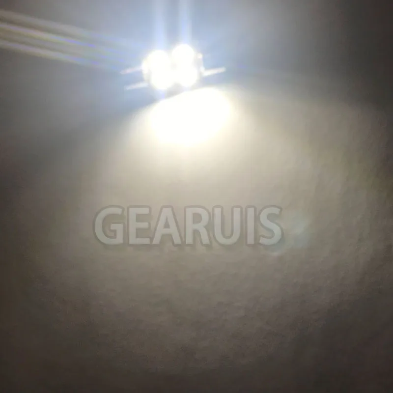 100 шт. гирляндная шина Canbus 31 мм 36 мм/39 мм/41 мм 4 6 8 10 smd 2835 светодиодных лент polor 1,5 Вт Авто купол внутренняя карта лампочка габаритов белый