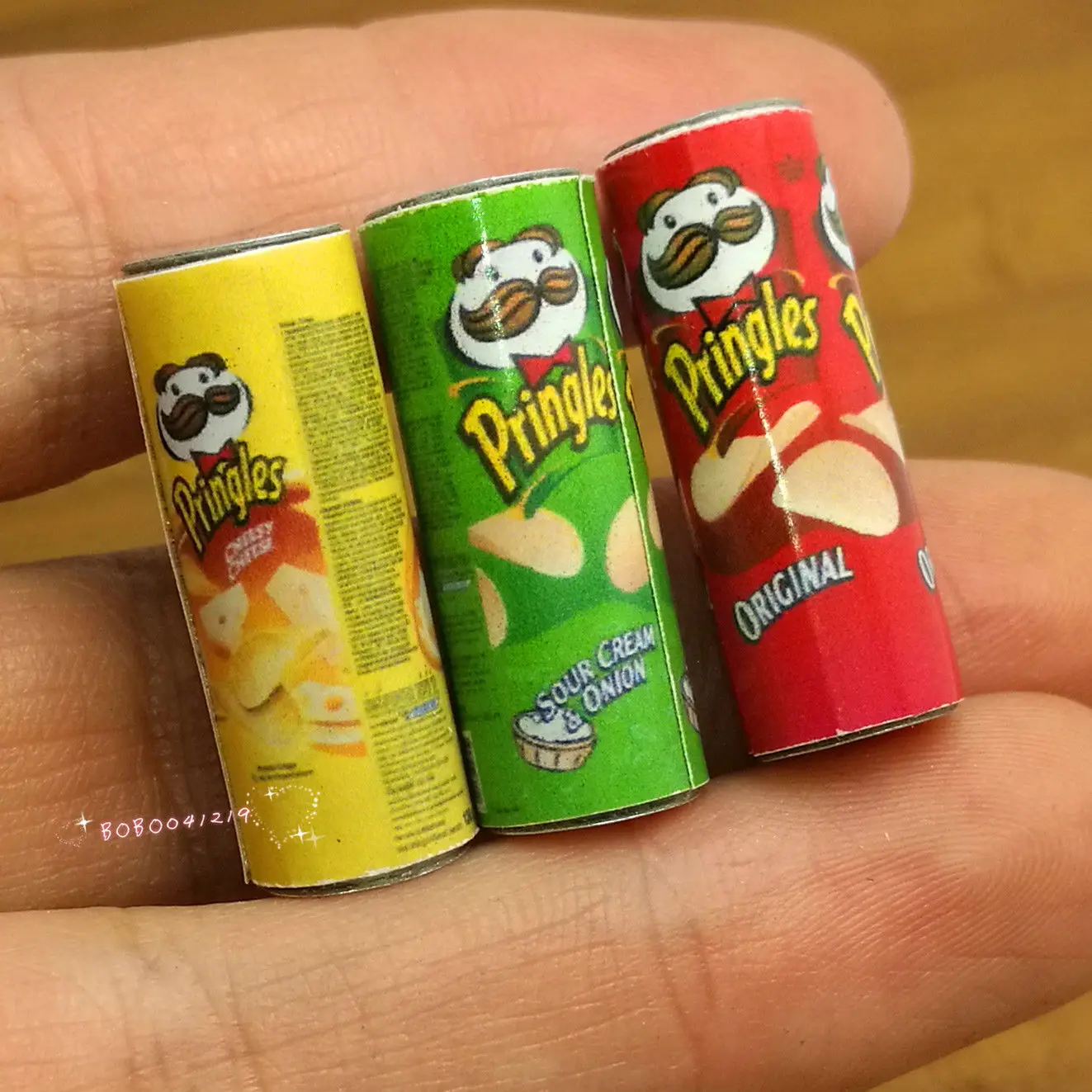 Dollhouse Miniature 1:12 Toy Food Snacks 3 Packs Of Potato Chips L2.5cm MW125 | Игрушки и хобби