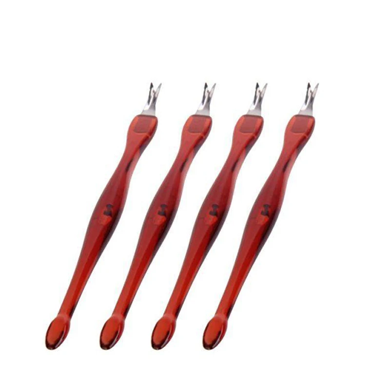 4 шт. ногтей Книги по искусству Инструменты для педикюра кутикулы триммер снятия