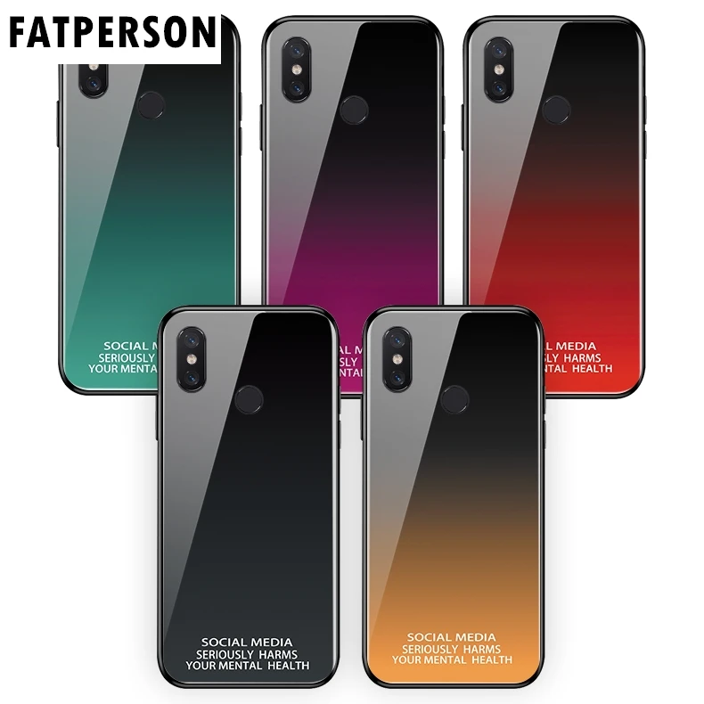 Для Xiaomi MI5 5S 5splus 6 6x8 8lite 8se MIX 2/2 s 3 градиент закаленное стекло телефонные чехлы для