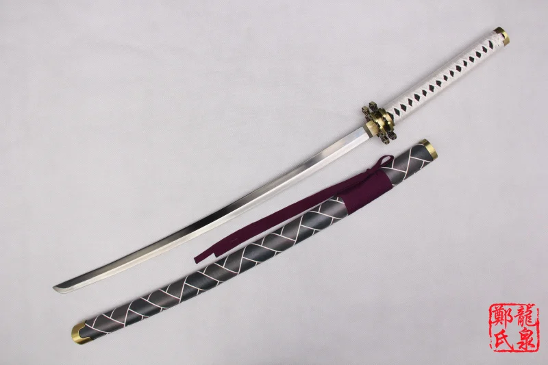 Бесплатная доставка игровой меч Sengoku Basara Реплика Ishida Mitsunari Katana стальное лезвие