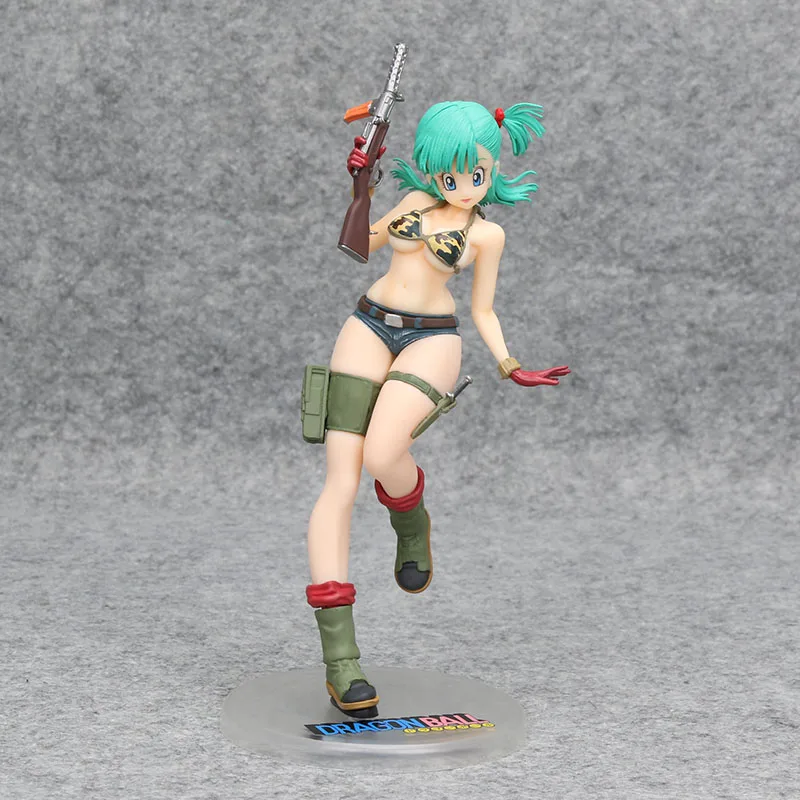 blue bulma no box Dragon Ball Z Bulma figure 18 Аниме dragonball Bulma Bunny Girl Zoukei Tenkaichi Budoukai фигурка из ПВХ игрушки - Цвет: blue bulma no box