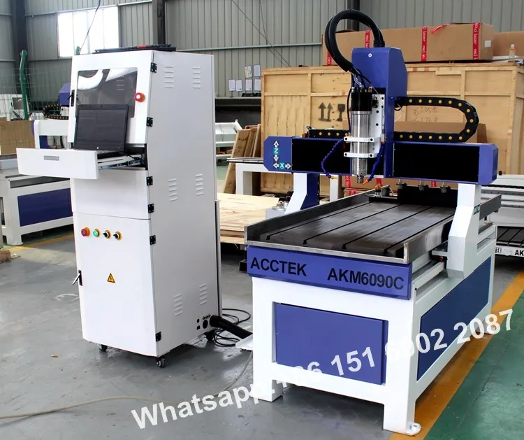 Квадратные рельсы atc cnc маршрутизатор 6090 для древесины алюминия