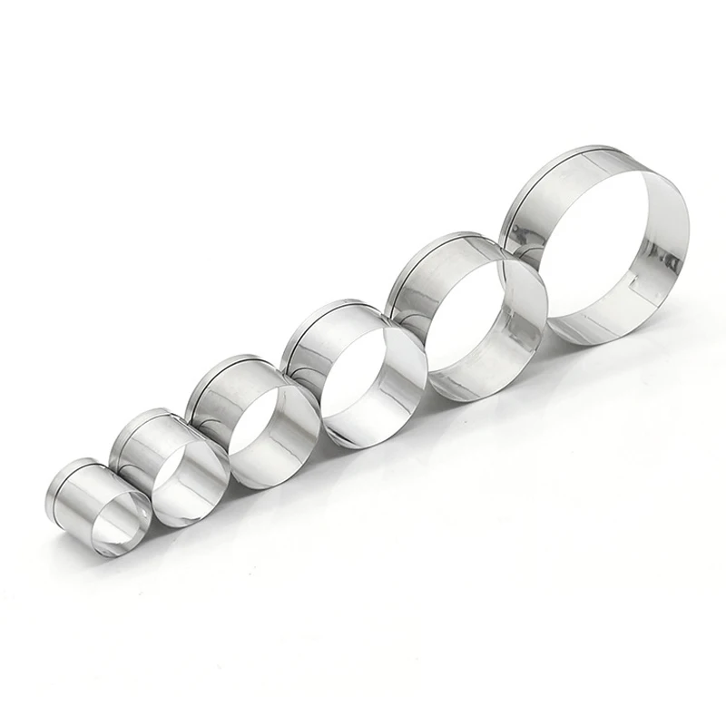 

Cake Cookie Mould Cutter Round Circle Shape Stainless Steel DIY Fondant Mold Tools LXY9 OC16