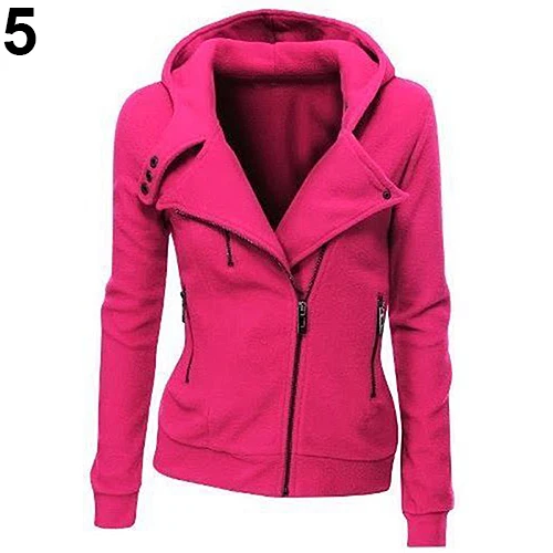 Женская толстовка на молнии с капюшоном Повседневная тонкая куртка верхняя