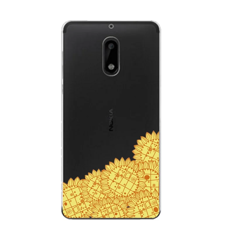 Мягкий прозрачный чехол из ТПУ для телефона Nokia3 5 6 8 N540 N640 N535 N830 с изображением