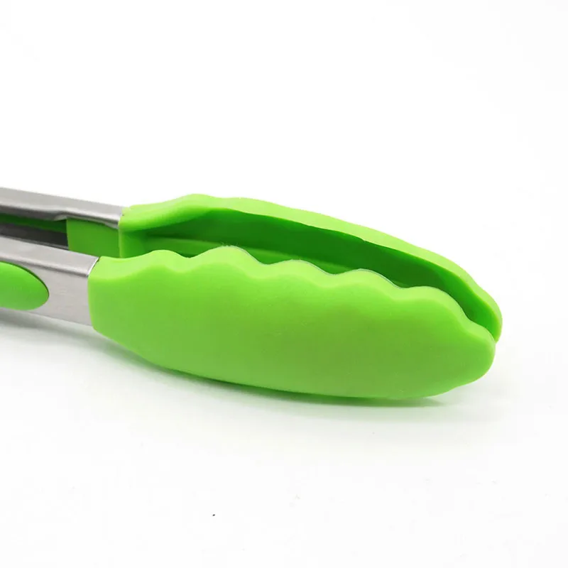 1 шт. силиконовые щипцы для приготовления пищи сервировки салата и барбекю ручка