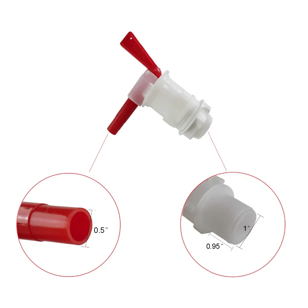 Пластиковый бак для розлива пива сменный пластиковый 3 шт./лот|bucket plastic spigot|bottling