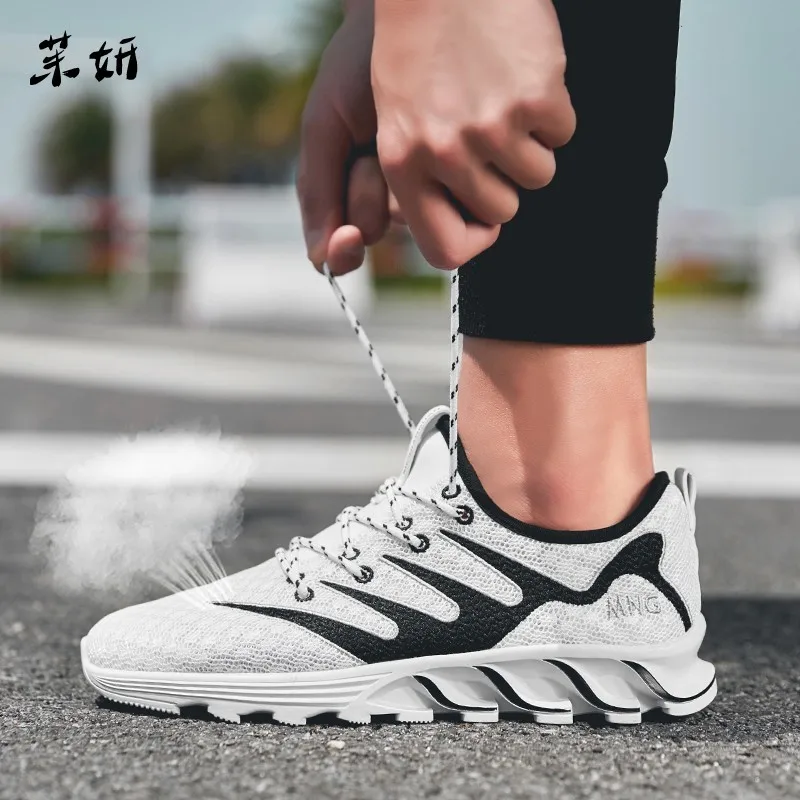 

2019 Fashion Comfortable Casual Shoes Brand Hot Adult Men Shoes Sneakers Breathable Popular High Elastic Bottom Sapatilhas