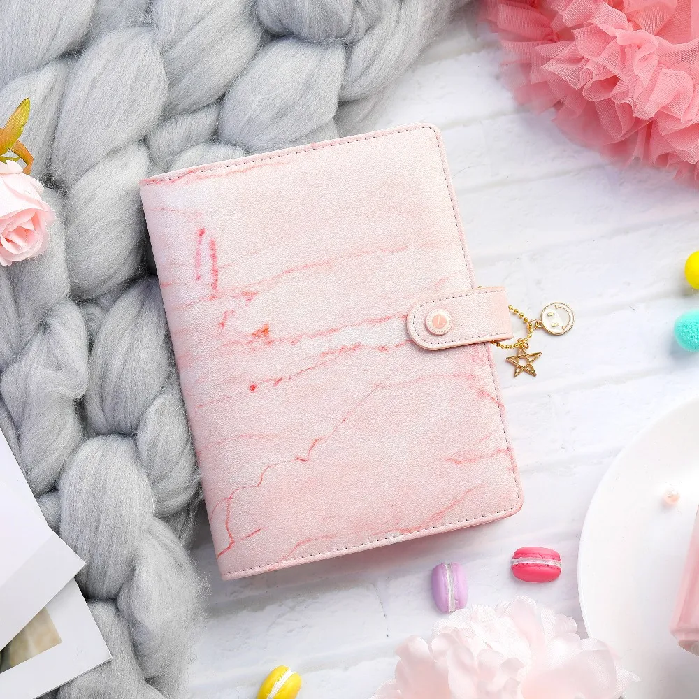 Yiwi Dokibook Lovedoki Binder записная книжка спиральный планировщик A6 розовый личный дневник