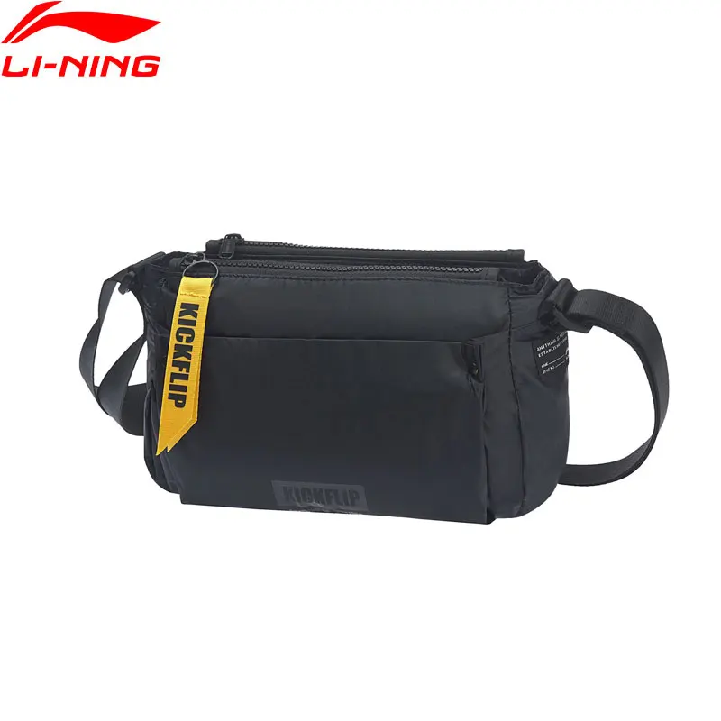 Li-Ning унисекс трендовая сумка через плечо 2л на молнии хит цвета ремень нейлоновая