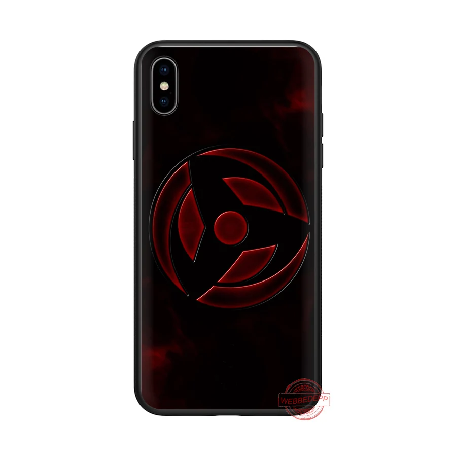9 WEBBEDEPP Шаринган Наруто Риннеган Мягкий силиконовый чехол для iPhone 8 7 6S 6 Plus 11 Pro XS Max XR X 5 5S SE - Цвет: 9