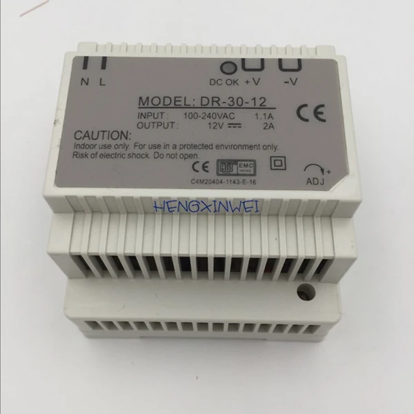 Конвертер источника питания DR 30 12 вт в 2 а ac dc на Din рейке с одним выходом|ac converter|switch