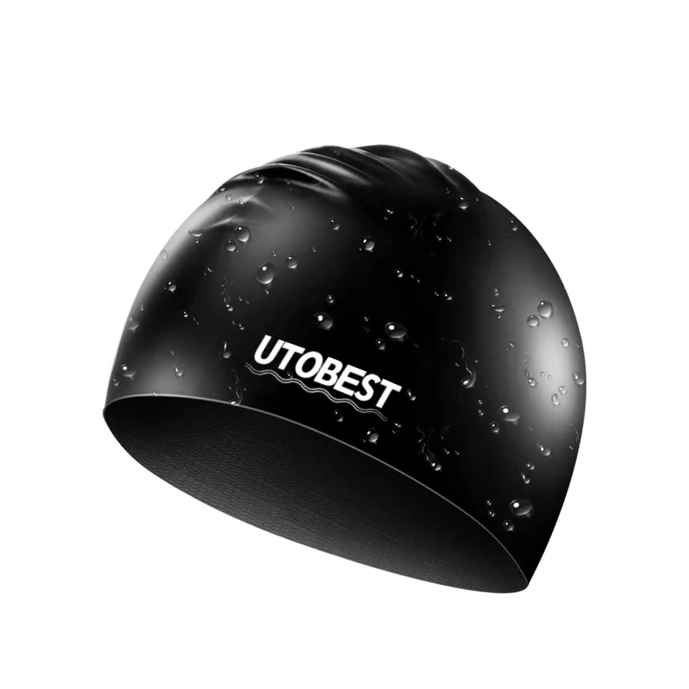 UTOBEST силиконовая шапочка для купания водонепроницаемая бассейна плавания мужчин