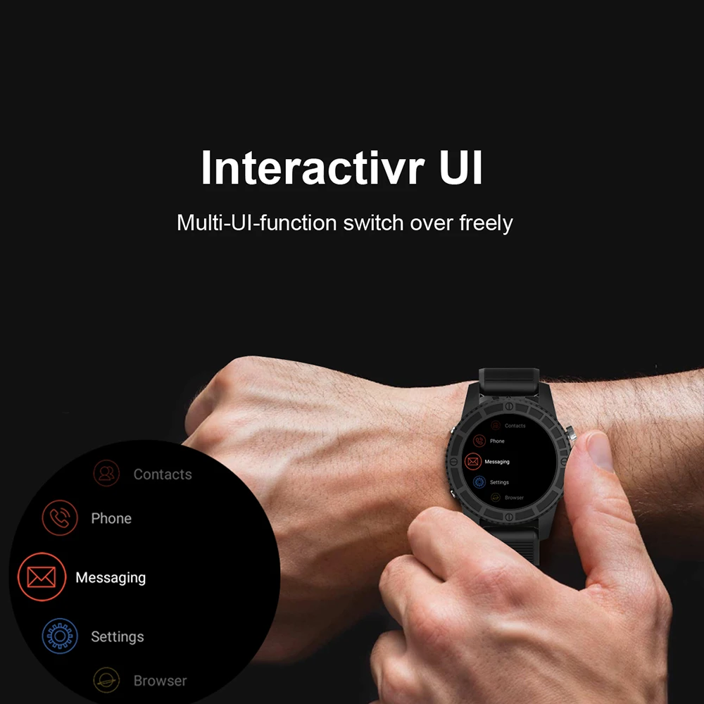 Makibes MK01 Смарт часы wifi 4G gps сердечного ритма Bluetooth четырехъядерный Google карта I7