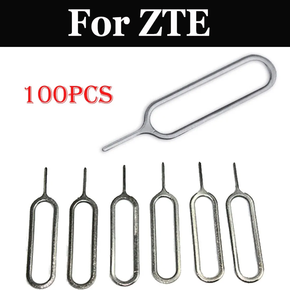 

100pcs SIM Card Tray Removal Eject Pin For ZTE Blade A2 Plus A210 A310 A330 A476 A510 A515 A520 A6 Lite Max A601 A610 A813 A910