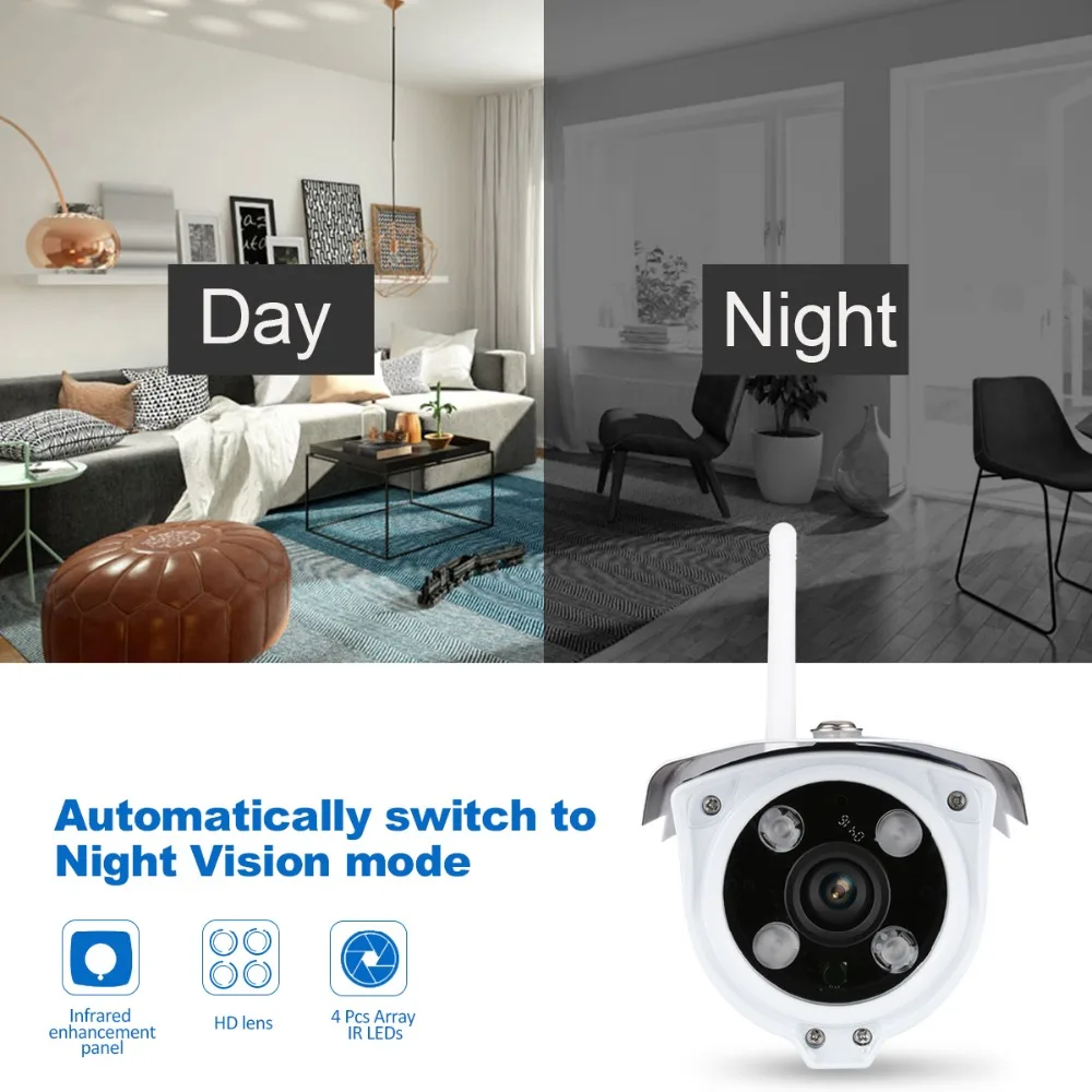 Sricam SP007 720 HD IP камера беспроводная WIFI 2 4 P2P Onvif sd карта наружная водонепроницаемая