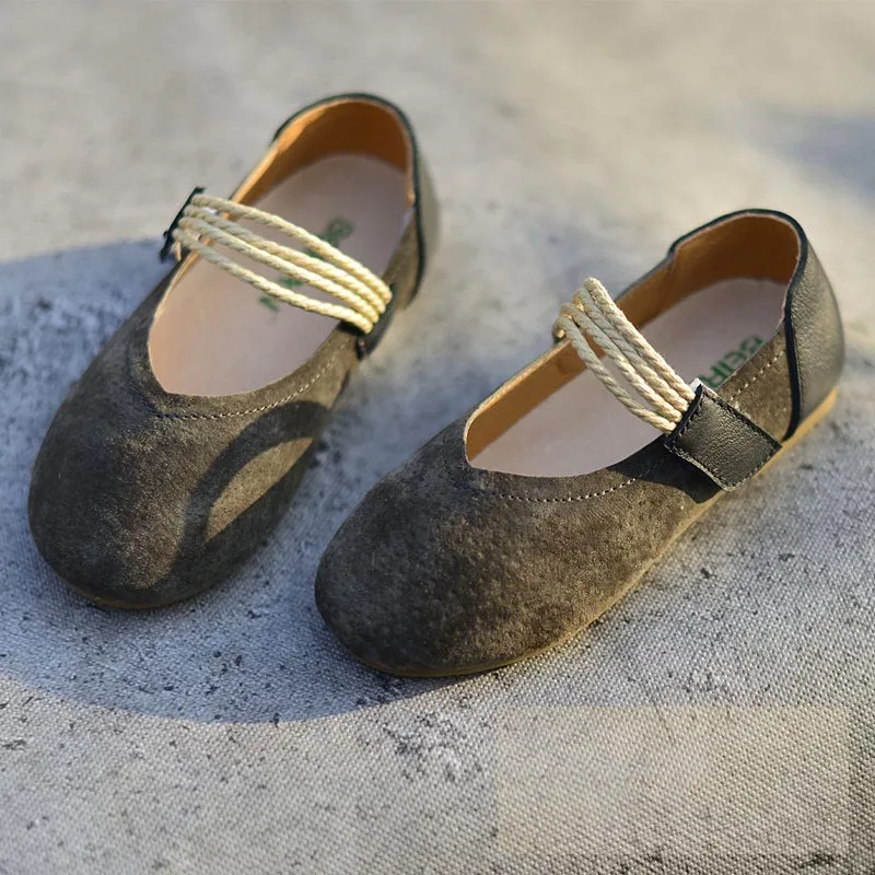 Autumn New brand children's casual shoes girls Genuine Leather comfort flat for kids girl fashion dancing | Детская одежда и