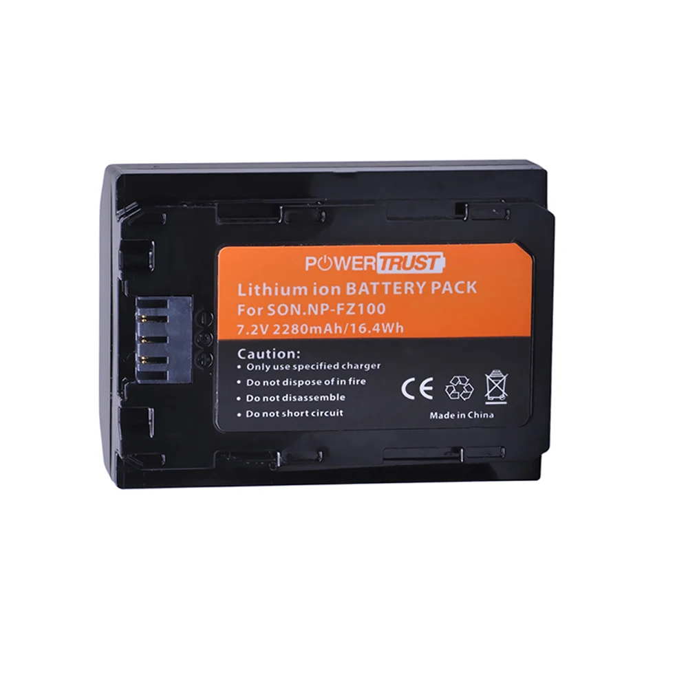 1x2280 мА/ч, NP-FZ100 NPFZ100 NP FZ100 Батарея+ Dual USB Зарядное устройство для sony BC-QZ1 Alpha 9 9R A9R 9S ILCE-9 A7R A7 III ILCE-7M3