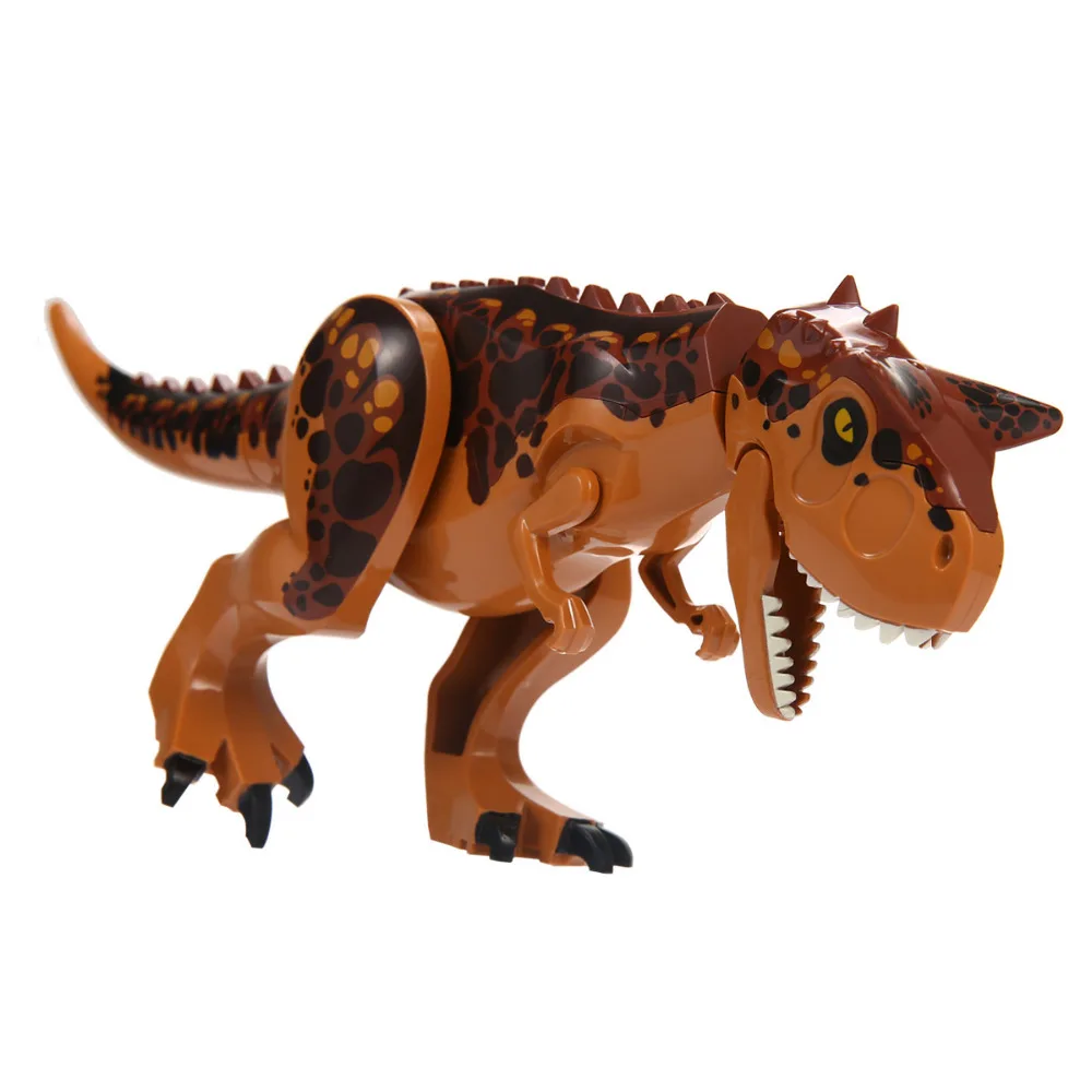 27 см брутальный Raptor здания Юрского периода блоки мира 2 мини-фигурки динозавров