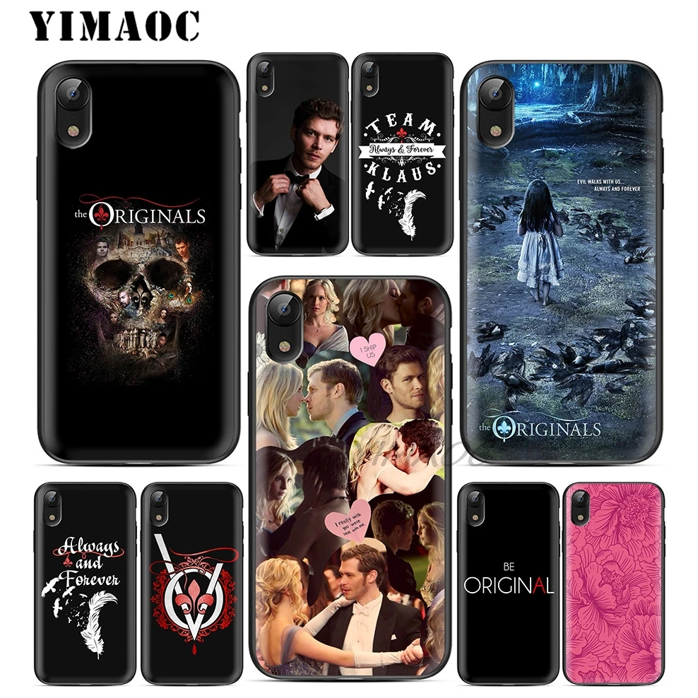 YIMAOC The Originals TV Soft TPU Black Silicone Case for iPhone X or 10 8 7 6 6S Plus 5 5S SE Xr Xs Max |