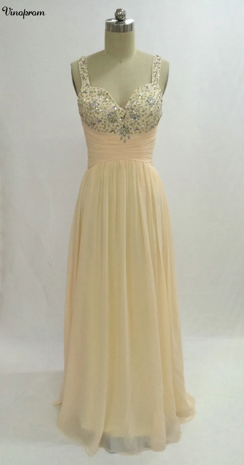 

New Fashion Modern Evening Dresses A-line Sweetheart Beading Sequins Chiffon Formal Prom Gowns 100% Real Picture