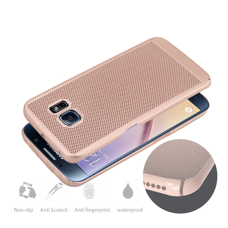 Чехол накладка YueTuo для samsung galaxy j3 j4 j5 j6 j7 j8 2017 prime plus j2 pro 2018 3d дышащая сетка с